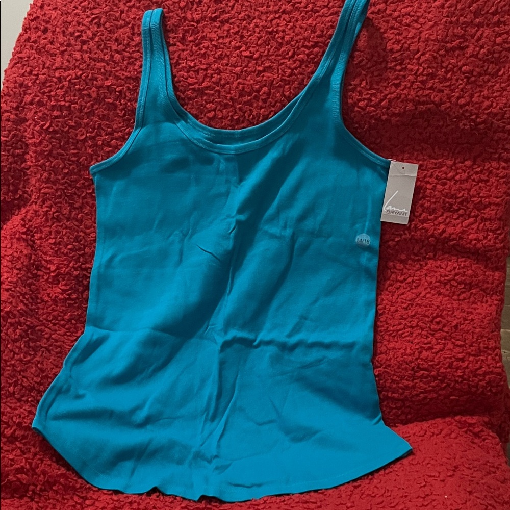 Lane Bryant Vibrant Blue Tank Top